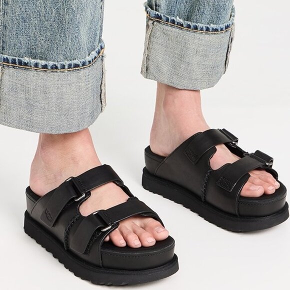 UGG Shoes - UGG Goldenstar Hi Platform Slide Sandals